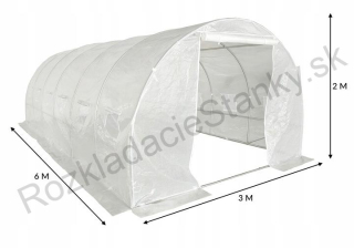 záhradný foliovník 3x6m PROFI